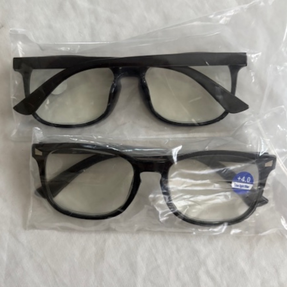 4 Pairs Women CCVOO +4.0 Reading Blue Light Filtering Glasses Cheaters Black New - Picture 4 of 6